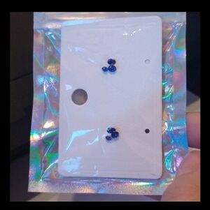 ♥️ Ind $10 Or Bun 3/$26 Blue Mickey Mouse Disney Inspired Stud Earrings 💙